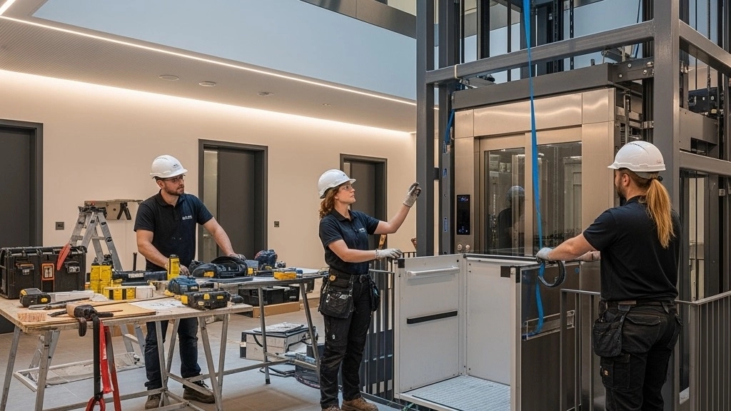 Production and installation of industrial elevator and lift in Rasht by Antique Engineering Group