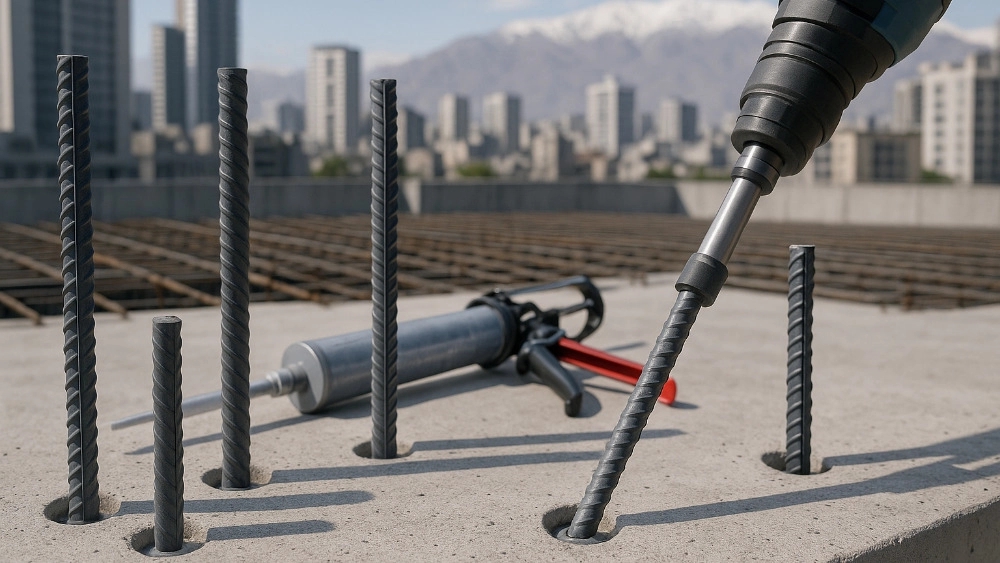 تنفيذ حديد التسليح في طهران